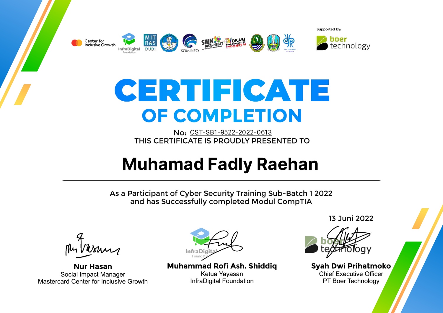 Cert 3